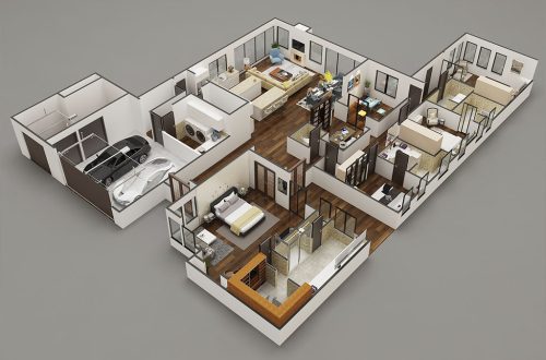 3D Floor Plan View